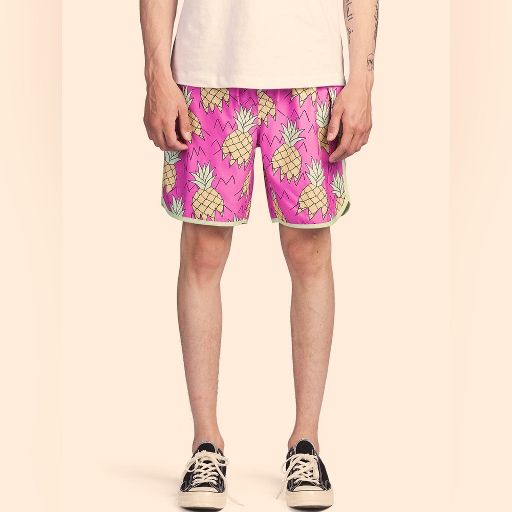 NWOT JOYRIDE SWIM SHORT PINK GLOW/ PINK SIZE  L